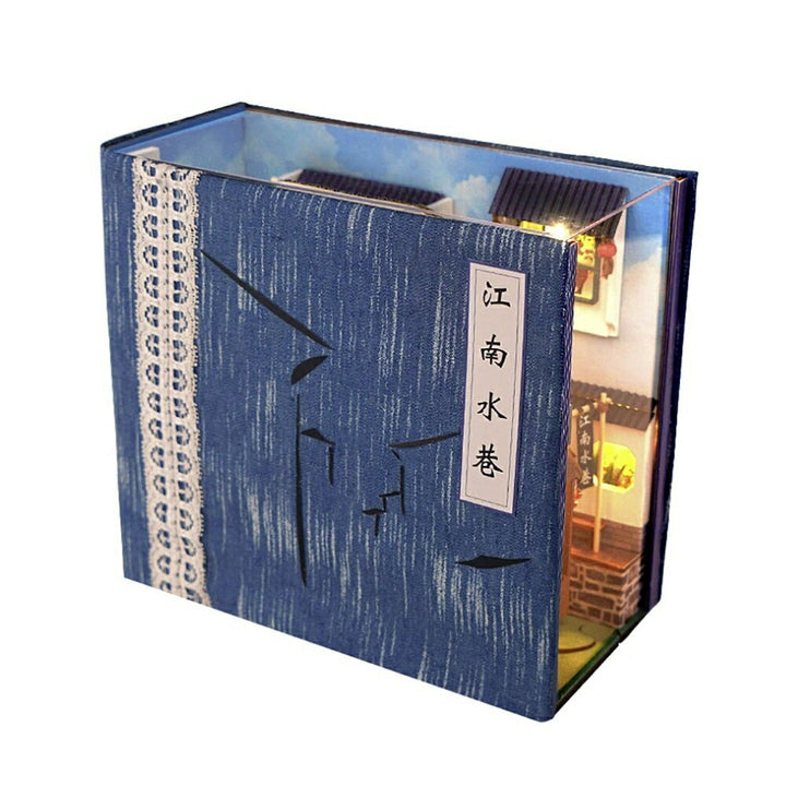 玩具 | 本棚ミニチュアドールハウスキット：中華街の秘密商店街