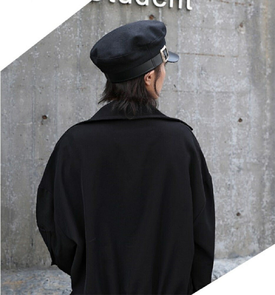 キャップ | 春夏秋冬用 シンプル調整可能なユニセックスキャスケット