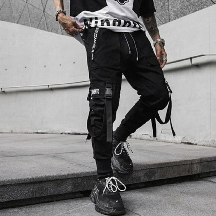 ボトムス 男性 | ユニセックスカーゴパンツ Lサイズ | ダンス衣装・原宿系