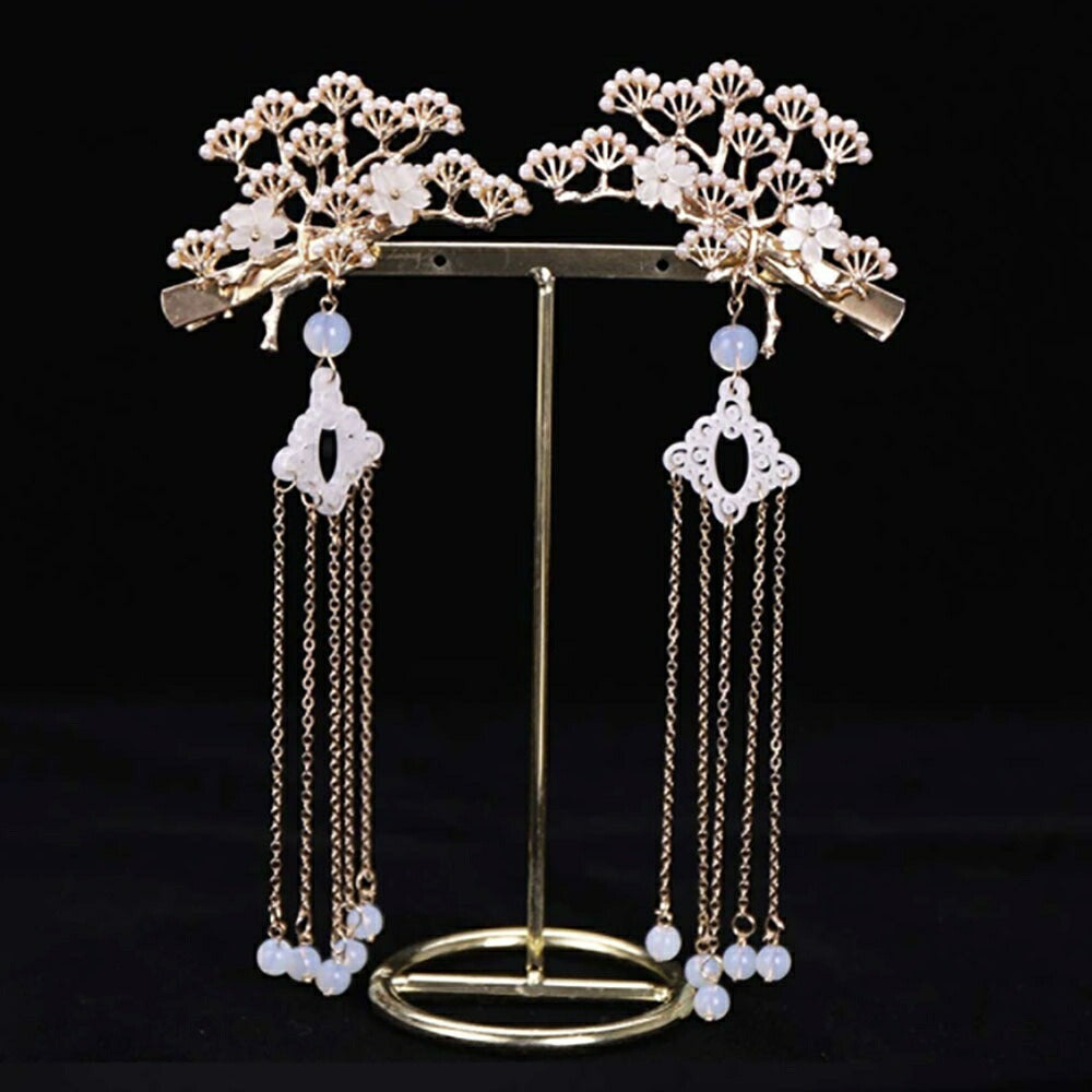 ヘアアクセサリー | 桜花びらヘアピン【2個セット】和装・結婚式向け