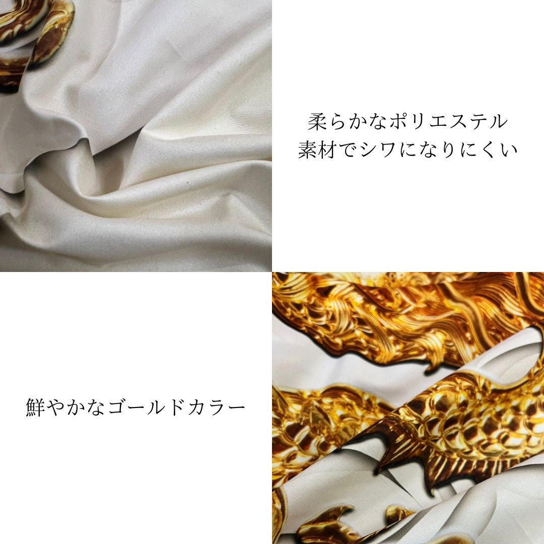 金運 開運 グッズ | 金龍タペストリー 黄金唐草模様 100×150cm
