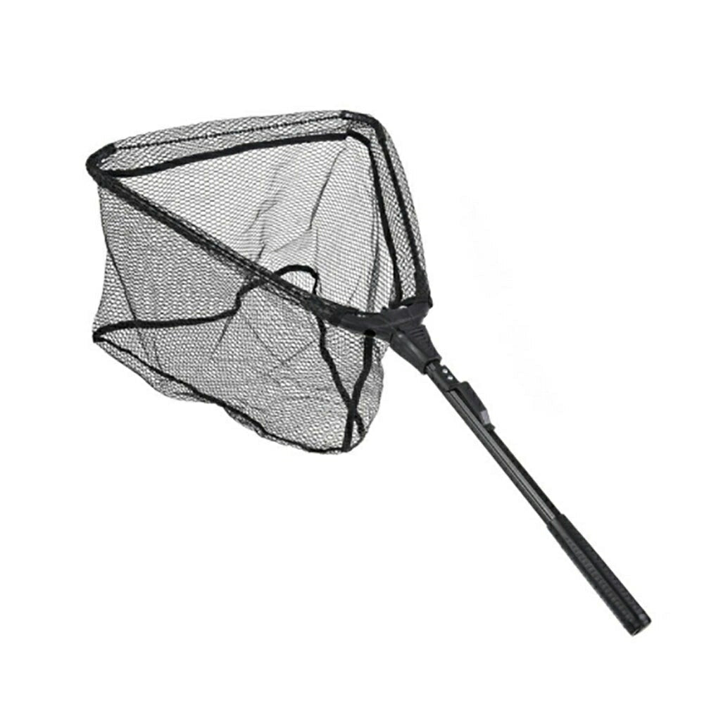 釣り 道具 | ブラック75cm伸縮式アルミ製ランディングネット