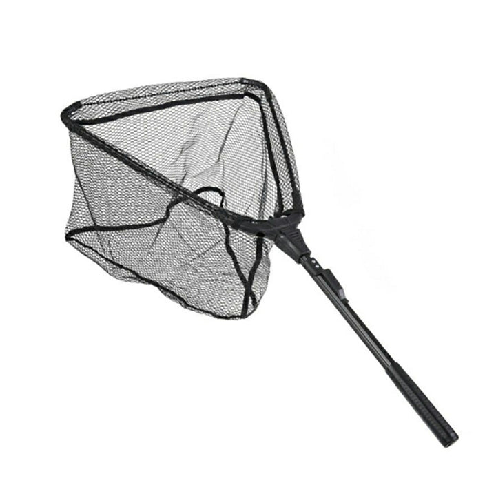 釣り 道具 | ブラック75cm伸縮式アルミ製ランディングネット
