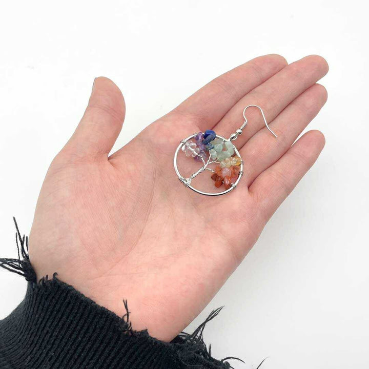 ピアス イヤーカフ | ユグドラシル パワーストーン ピアス | 開運・厄除けアクセサリー