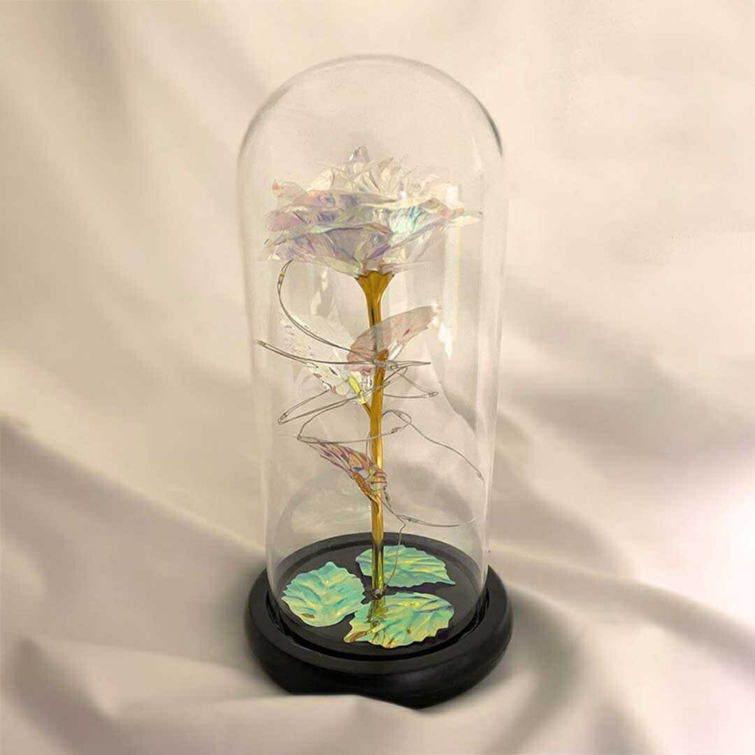 インテリア照明 | ギャラクシーローズLED照明 ガラスドームインテリア