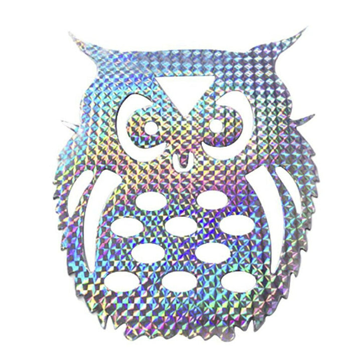 虫よけ 鳥よけ | ミニフクロウ反射板セット 10枚 鳥害予防用