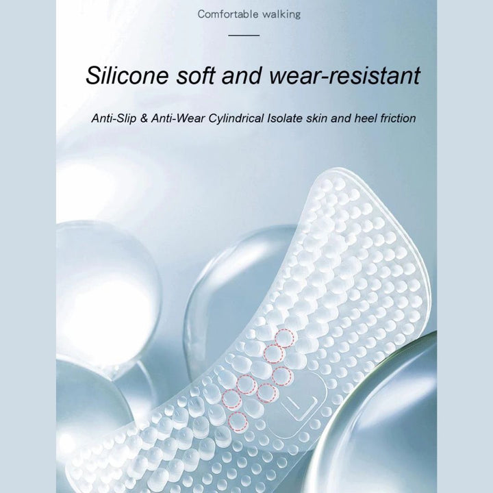 かかと 靴擦れ 防止 | かかとパッド シリコン クリアタイプ - 靴擦れ防止・サイズ調整用