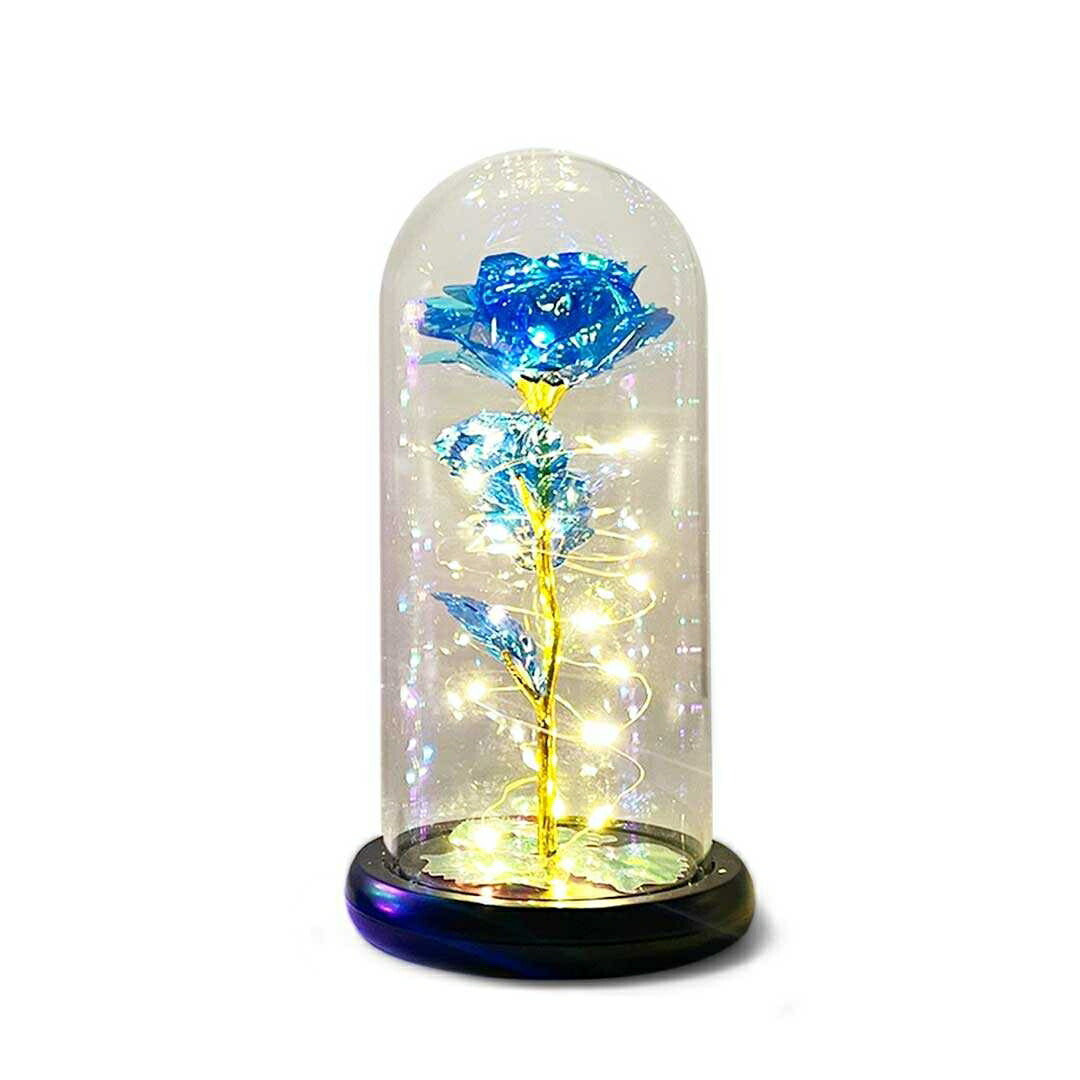インテリア照明 | ギャラクシーローズLED照明 ガラスドームインテリア