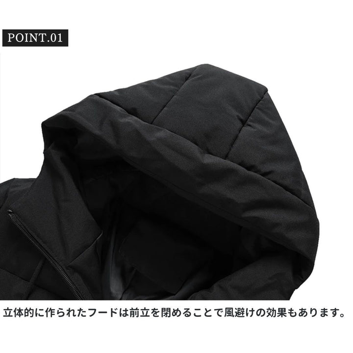 アウタージャケット 男性 | メンズ ビジネスダウンコート 厚手 防寒 秋冬用