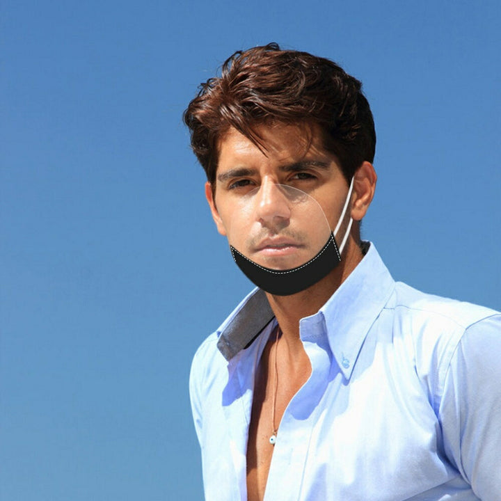 マスク | ブラックライン三角形ファッションマスク 夏用・男女兼用