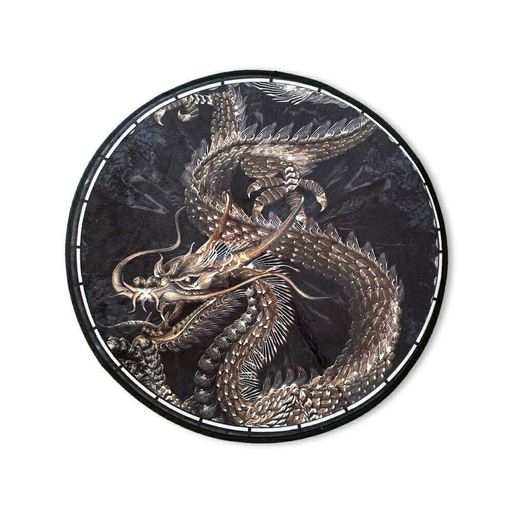 風水 インテリア | 黄金龍デザイン 滑り止め玄関マット 60cm