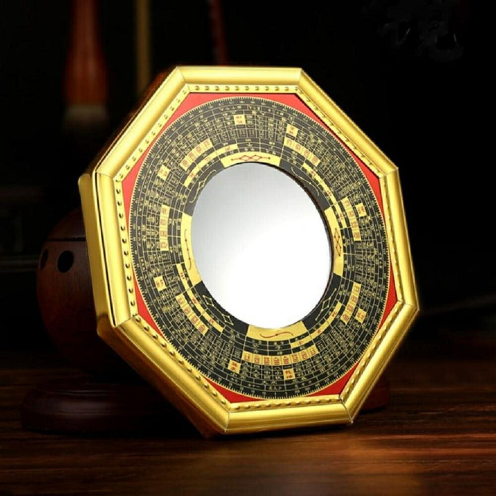 金運 開運 グッズ | 八角形風水鏡 ゴールド開運壁掛け