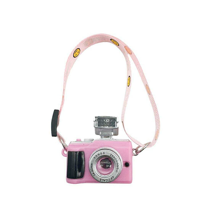 玩具 その他 | ミニチュアLEDライト付きドールカメラ【全4色・シャッター音機能】