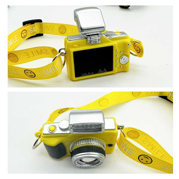 玩具 その他 | ミニチュアLEDライト付きドールカメラ【全4色・シャッター音機能】