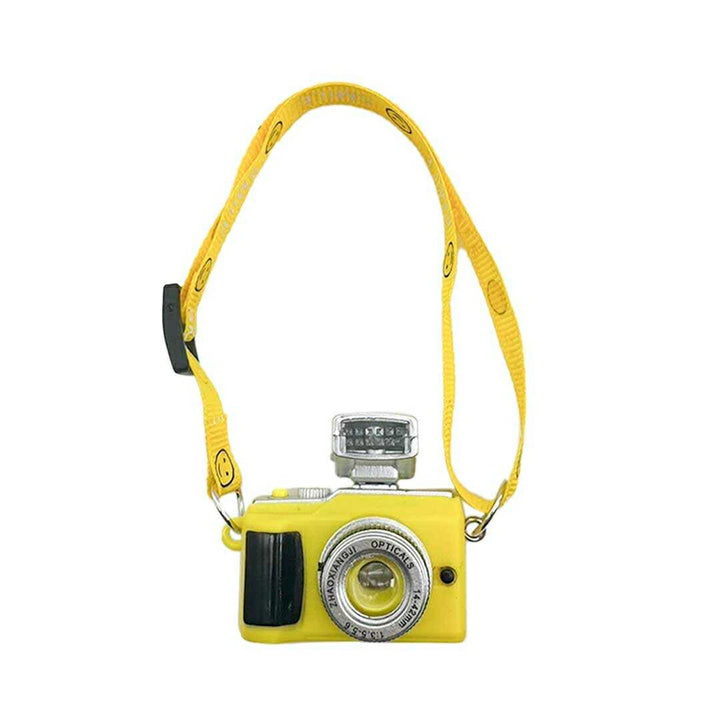 玩具 その他 | ミニチュアLEDライト付きドールカメラ【全4色・シャッター音機能】