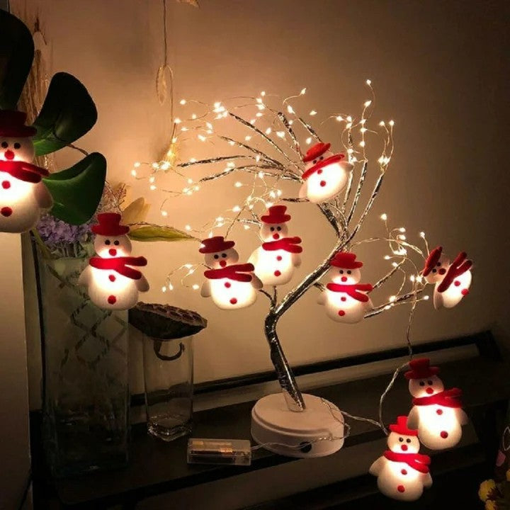 イベントグッズ | クリスマスLEDイルミネーションセット 雪だるま＆ツリートッパー