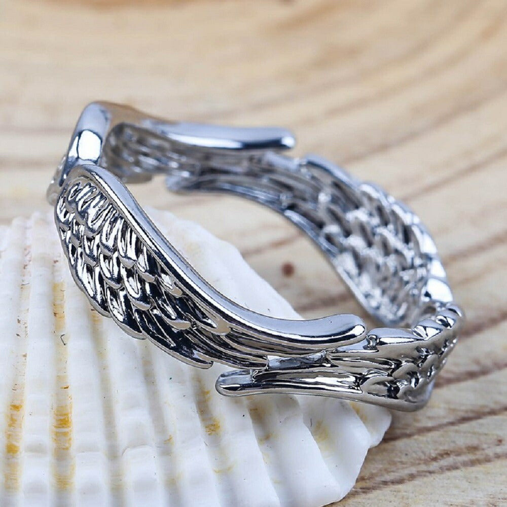 リング | エンジェルウイングリング | シルバー男女兼用アクセサリー