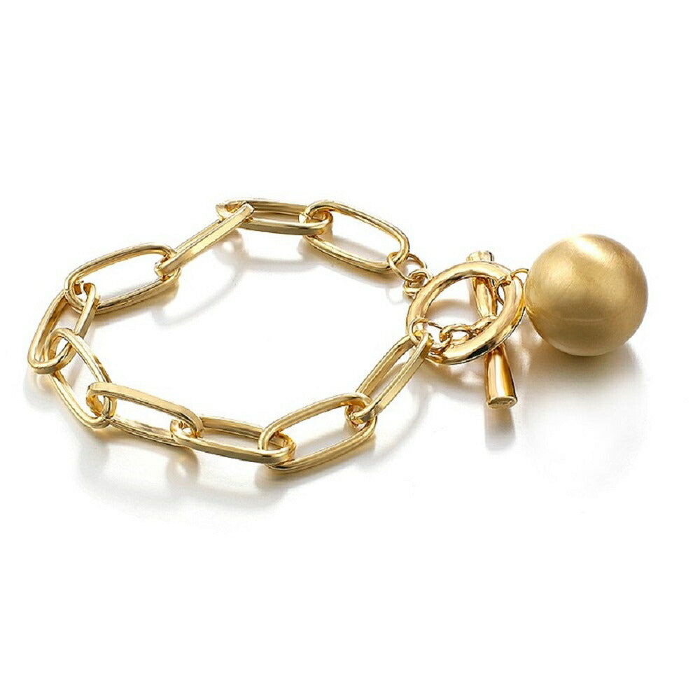 ブレスレット | ゴールドorシルバー連結ブレスレット - ユニセックスジュエリー