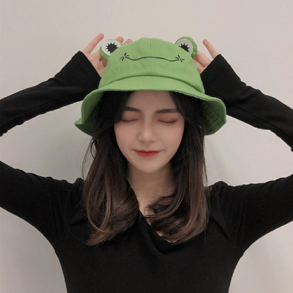 キャップ | カエルデザイン子供用防寒帽子