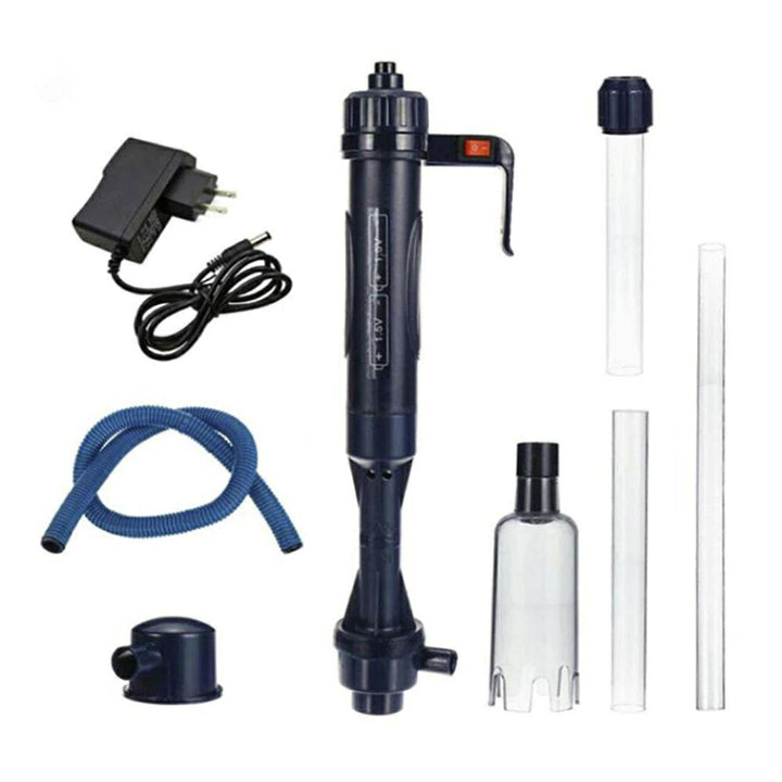 ペットグッズ | 電動水槽クリーナーセット - フィルター付き、メダカ・稚魚飼育向け