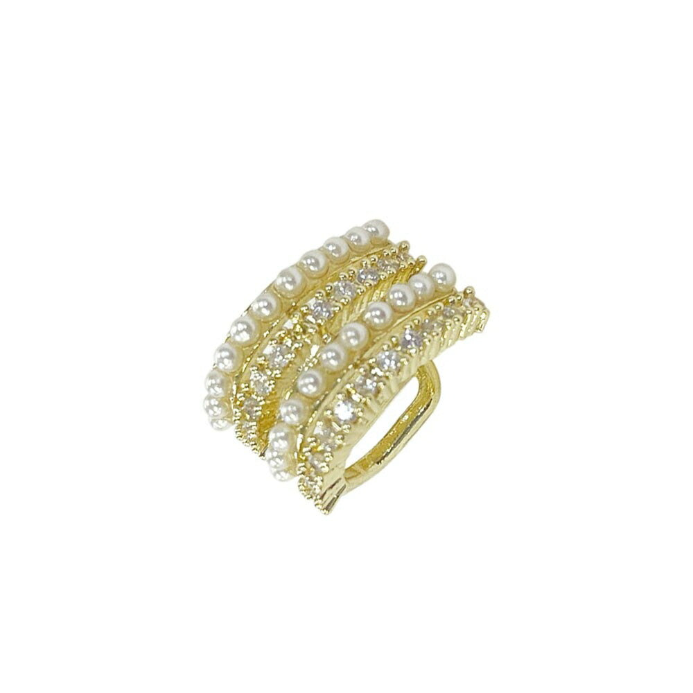 ピアス イヤーカフ | パール4連イヤーカフ ユニセックス アクセサリー