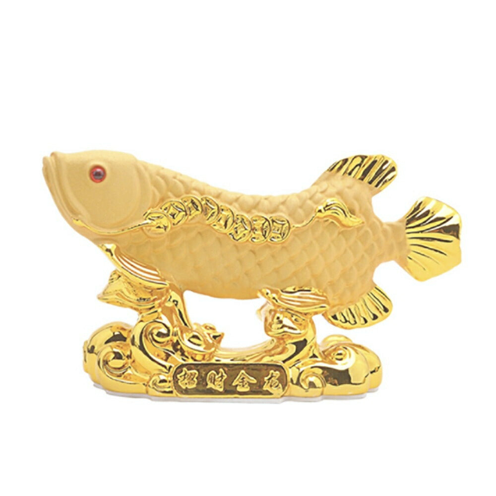 風水 インテリア | アロワナ招財龍魚置物 - 風水金運インテリア