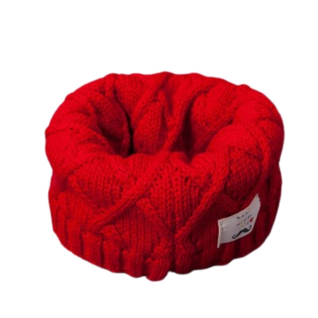 赤ちゃん用品 | キッズ・ベビー用ニットスヌード【全6色・ふわふわファー】