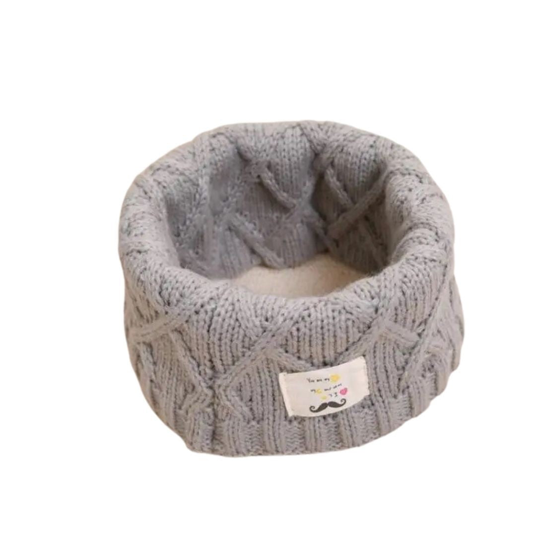 赤ちゃん用品 | キッズ・ベビー用ニットスヌード【全6色・ふわふわファー】