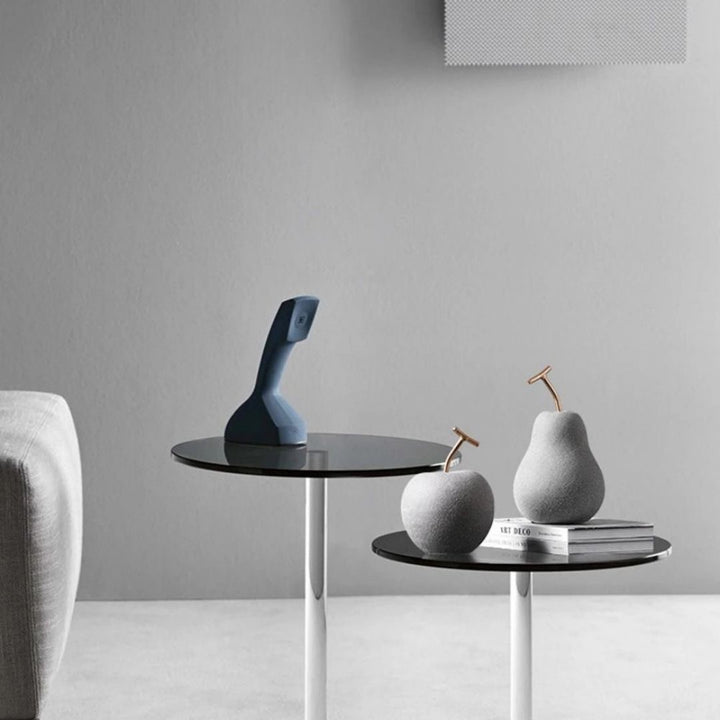 インテリア オブジェ | クラウドグレー アンティーク風 りんご・洋梨オブジェ