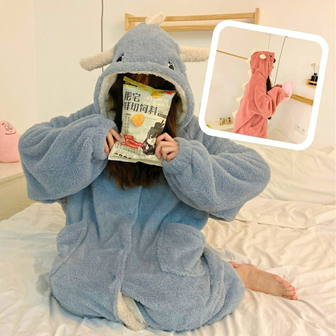 インテリア雑貨 その他 | 恐竜デザインもこもこ着ぐるみパジャマ（レディース・全3色）