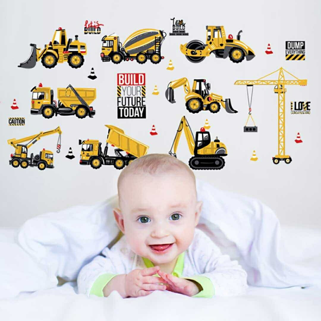 インテリアインテリア雑貨 その他 | 工事現場デザイン身長計ステッカー（90〜160cm）：子ども用成長記録・剥がせるタイプ