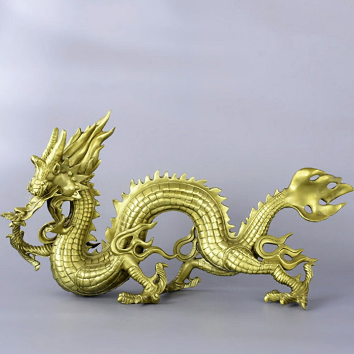 風水 インテリア | 風水 皇帝龍 真鍮製開運置物