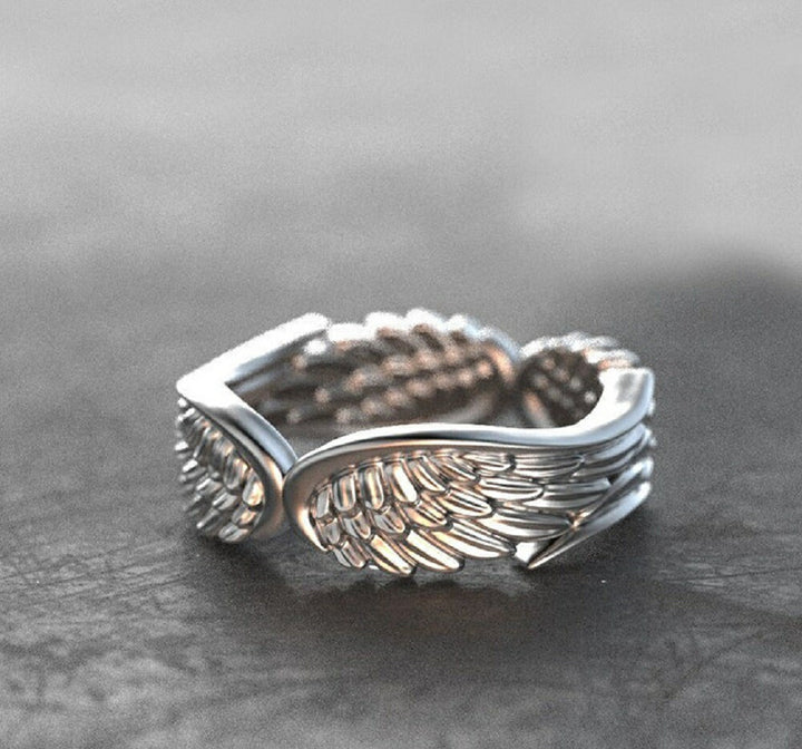 リング | エンジェルウイングリング | シルバー男女兼用アクセサリー