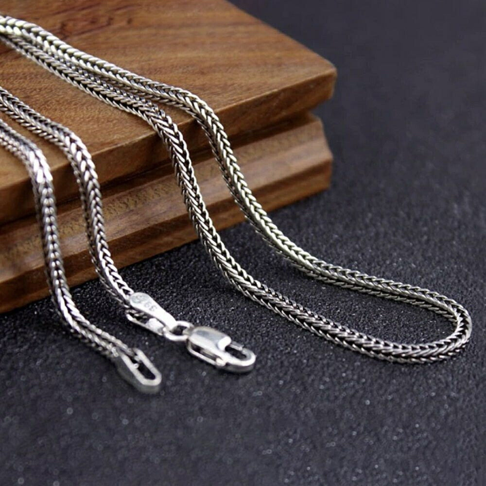 ネックレス | ピュアシルバー925 スネークチェーン ネックレス【ユニセックス】