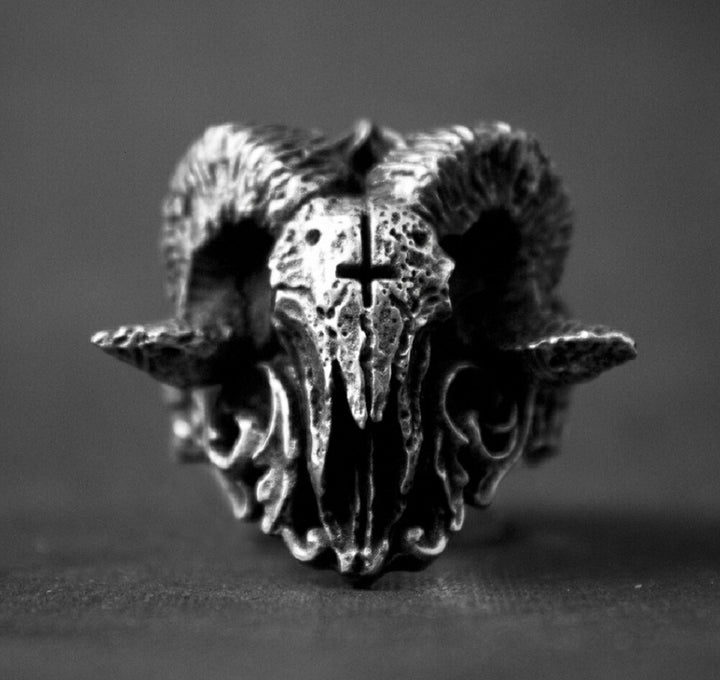 リング | デビルスカルリング シルバー メンズアクセサリー