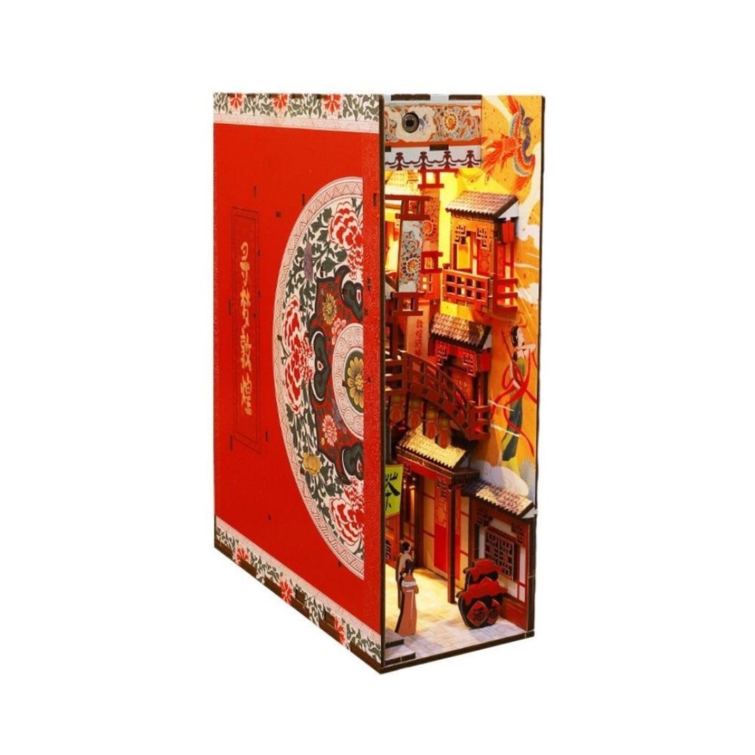 玩具 その他 | 中華街風ミニチュアドールハウスキット（LEDライト付き）