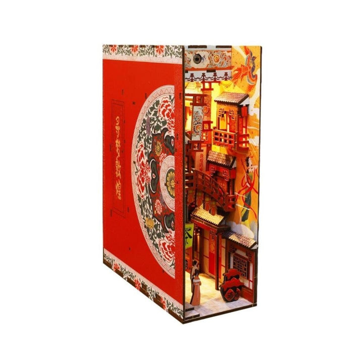 玩具 その他 | 中華街風ミニチュアドールハウスキット（LEDライト付き）