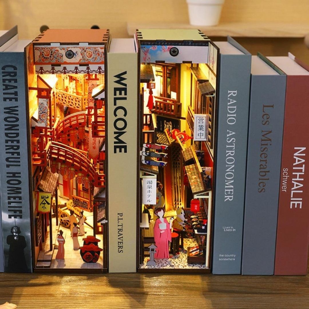 玩具 その他 | 中華街風ミニチュアドールハウスキット（LEDライト付き）