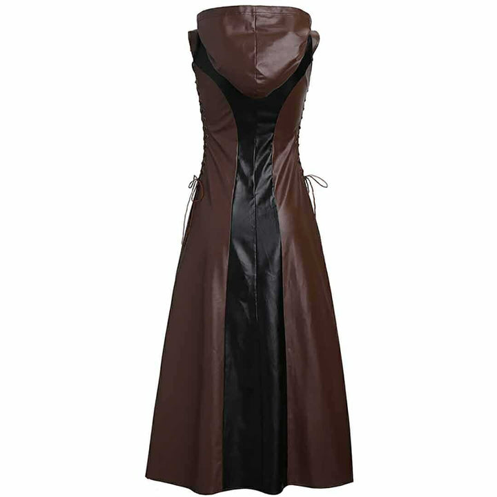 コスプレ小物 | 中世ファンタジー風 コスプレ衣装 フード付きPUレザー