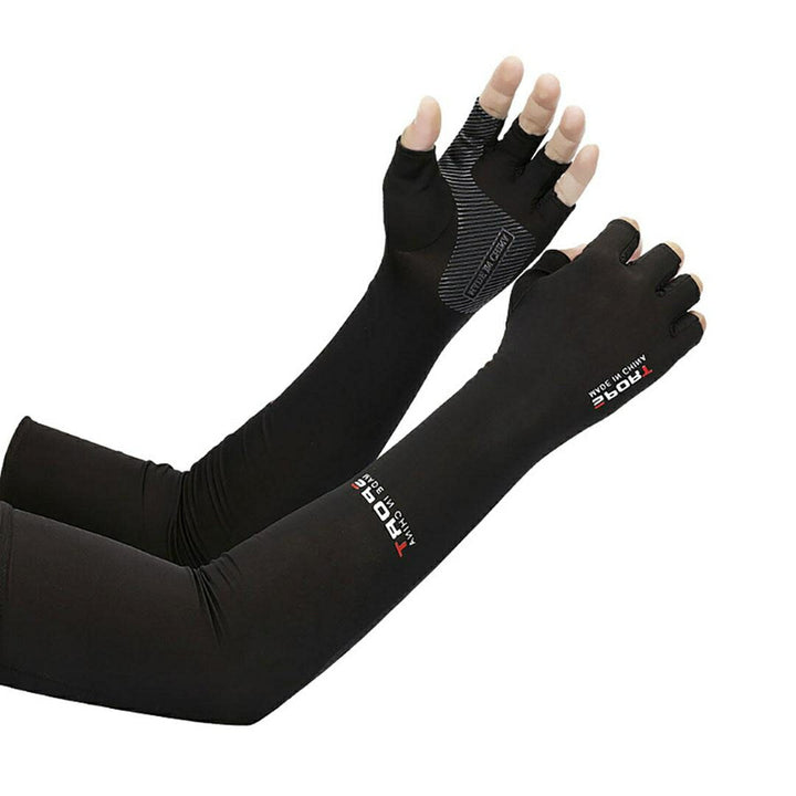 小物 その他 | ブラック/グレー 指出しアームスリーブ UVカット・冷房対策兼用