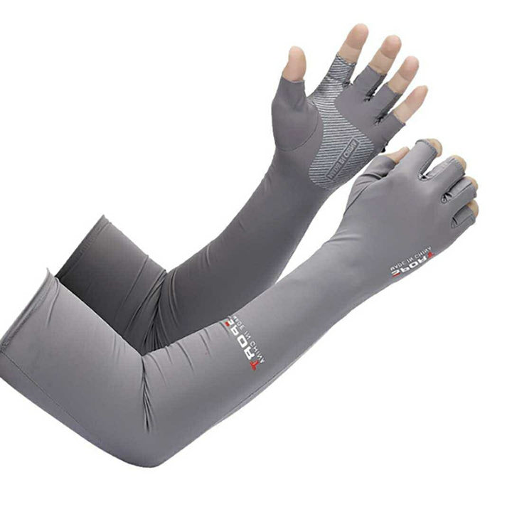 小物 その他 | ブラック/グレー 指出しアームスリーブ UVカット・冷房対策兼用