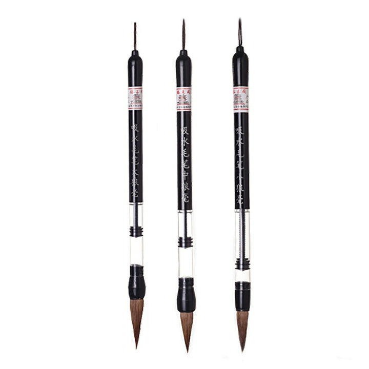 インテリア雑貨 その他 | 書道筆3本セット 初心者向け 墨汁吸引式