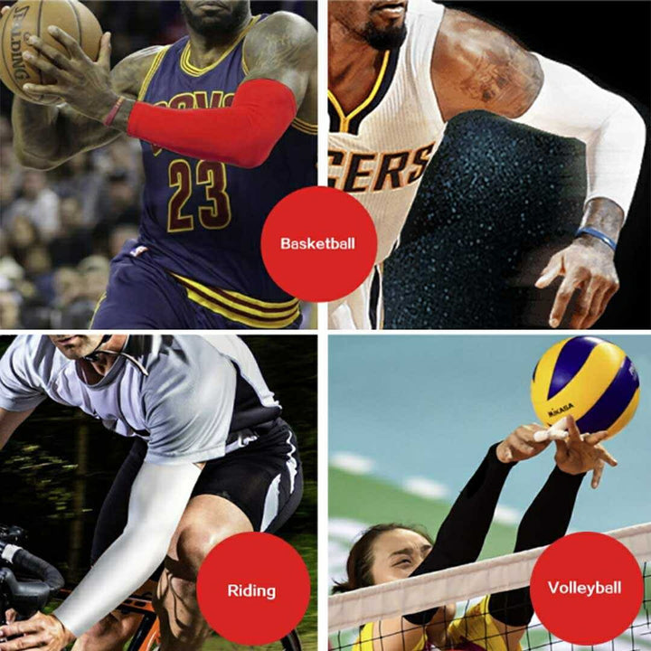 トレーニング器具 | UVカット アームスリーブ 2枚セット - スポーツ・アウトドア用