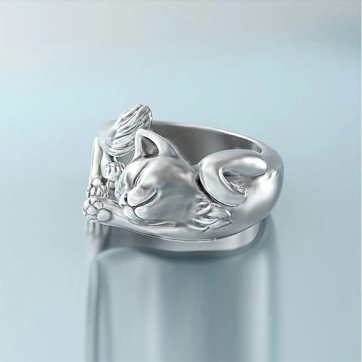 リング | 猫モチーフHIPHOP指輪 ジュエリーアクセサリー