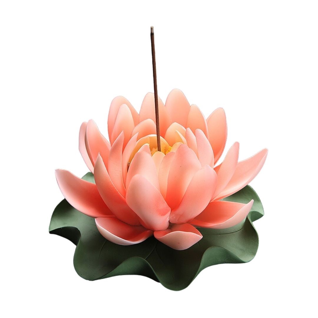 お香 | 蓮の花 お香立て インセンスホルダー - 選べる6カラー