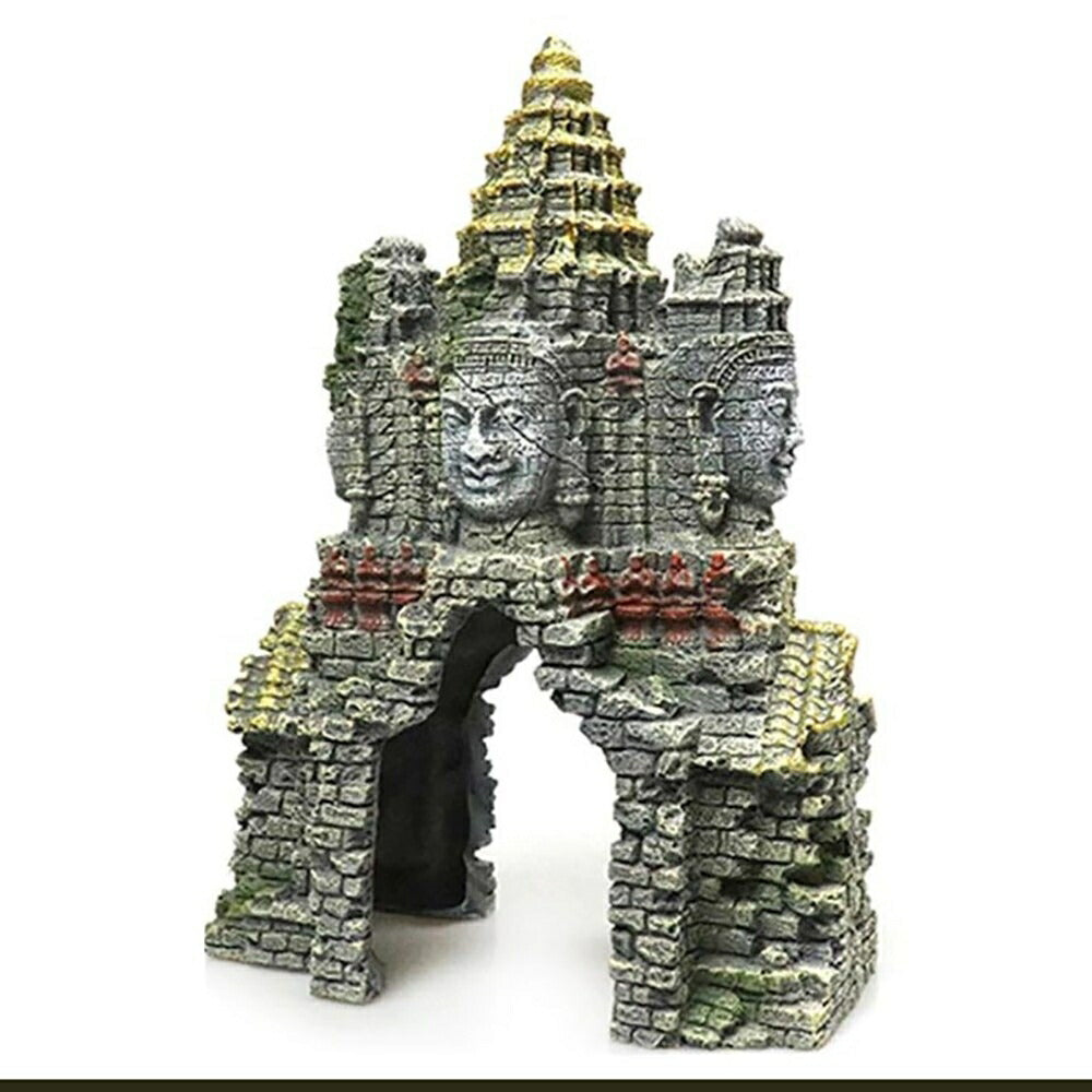 ペットグッズ | アステカ遺跡風アクアリウムオブジェ