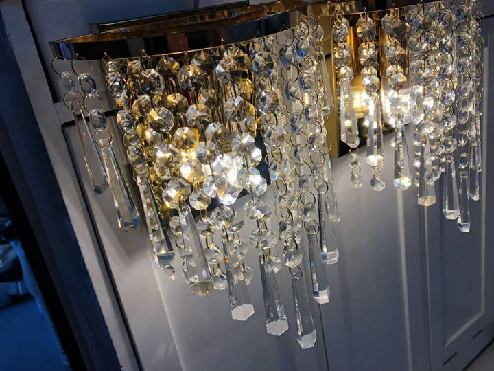 インテリア照明 | クリスタルガラス製ミニシャンデリア2個セット