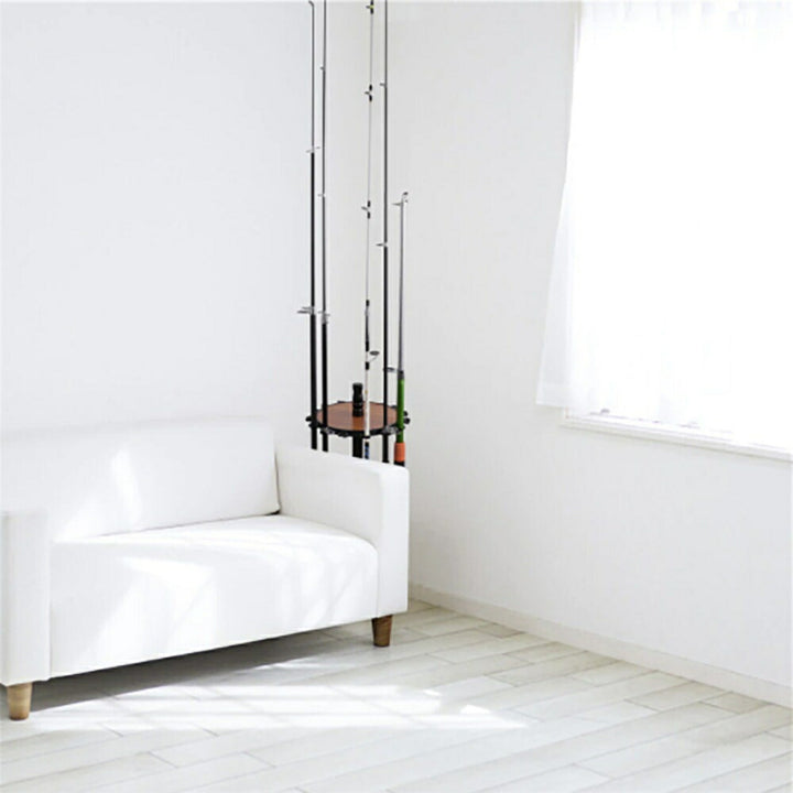 釣り 道具 | 木製DIYロッドスタンド 釣竿収納ラック 15本用