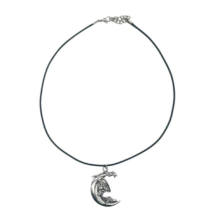 ネックレス | 三日月ドラゴンネックレス | ユニセックスアクセサリー