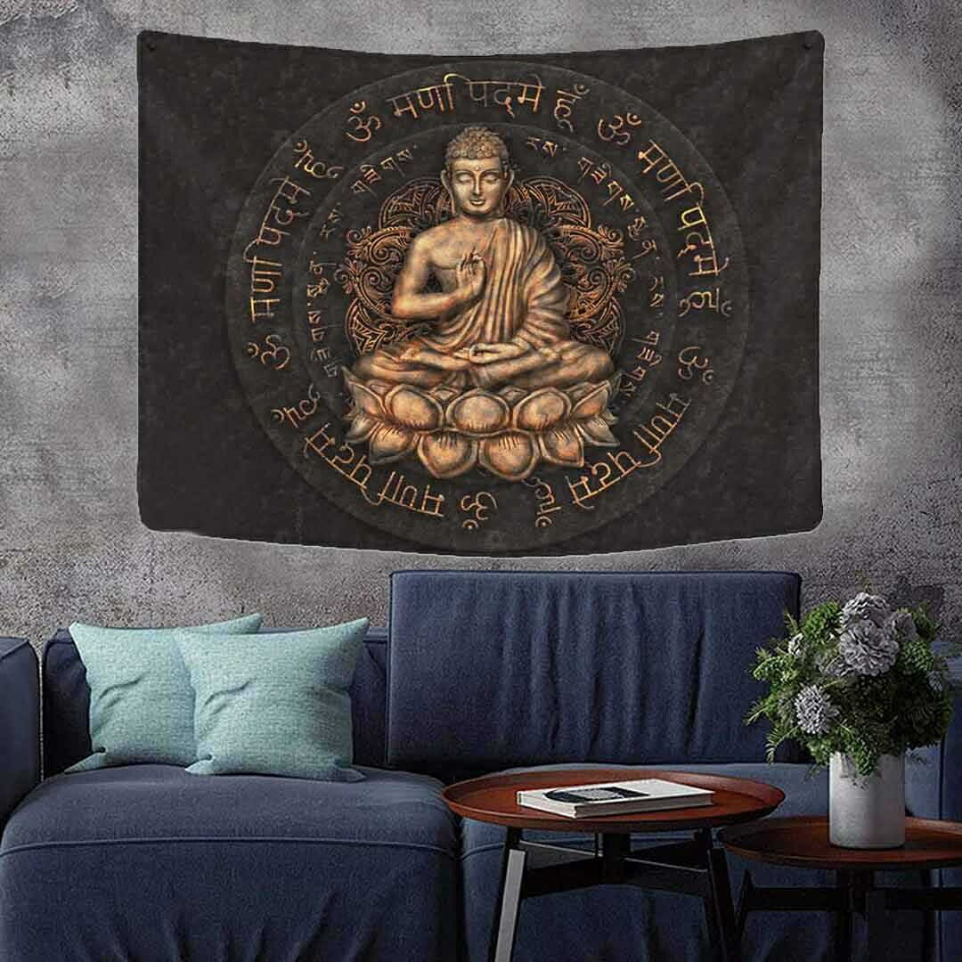 風水 インテリア | 観音菩薩風水タペストリー | 和室用壁掛けアート